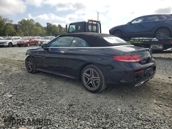 2023 Mercedes-Benz C 300 with VIN W1KWK8EB9PG131917, listed as a Copart auction lot 71820184 with 9,781 mi miles and Salvage Title. Bid and sale history available at DreamBid. Image 2.