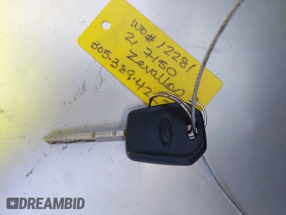 2021 Ford F-150 XL with VIN 1FTMF1CBXMKE33693, listed as a IAAI auction lot 41842871 with 55,483 mi miles and . Bid and sale history available at DreamBid. Image 11.