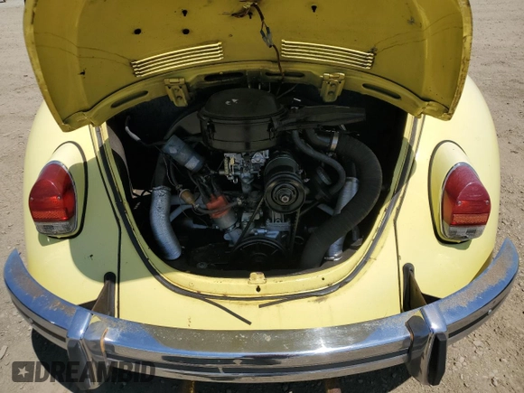 1969 Volkswagen Beetle with VIN 1191032049, listed as a Copart auction lot 55768275 with 6,077 mi miles and Salvage Title. Bid and sale history available at DreamBid. Image 11.