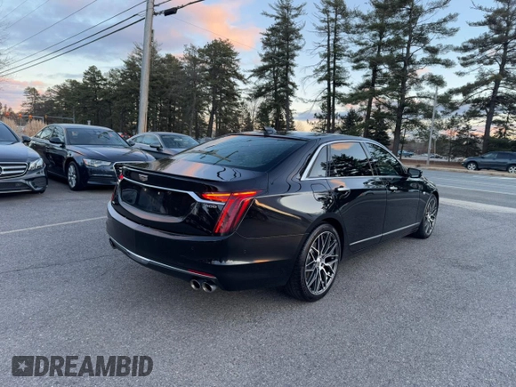 2020 Cadillac CT6 Premium Luxury with VIN 1G6KE5RSXLU110968, listed as a Copart auction lot 87606615 with 183,201 mi miles and Clean title. Bid and sale history available at DreamBid. Image 3.
