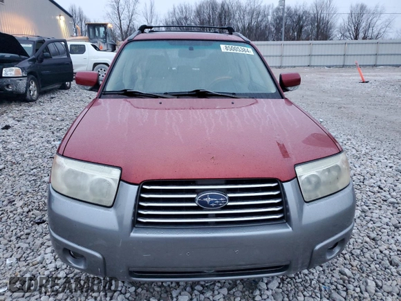 2007 Subaru Forester X L.L. Bean Ed with VIN JF1SG67607H707957, listed as a Copart auction lot 85005384 with 107,505 mi miles and Clean Title. Bid and sale history available at carsss.com. Image 5.
