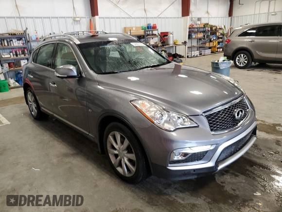 2017 Infiniti QX50 z VIN JN1BJ0RR2HM410930, wystawiony jako Copart lot #54907015 z przebiegiem 74 238 mil mil oraz Szkody całkowita. Historia ofert i sprzedaży dostępna na DreamBid. Obrazek 4.
