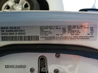 2024 Ram 2500 Tradesman with VIN 3C6UR5CJ0RG143314, listed as a Copart auction lot 49890185 with 15,834 mi miles and Salvage Title. Bid and sale history available at carsss.com. Image 12.