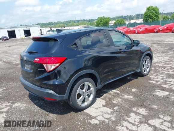 2016 Honda HR-V EX with VIN 3CZRU6H55GM766239, listed as a IAAI auction lot 42209156 with 64,190 mi miles. Bid and sale history available at carsss.com. Image 4.