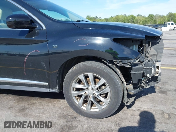 2015 Infiniti QX60 with VIN 5N1AL0MM7FC543874, listed as a IAAI auction lot 42010792 with 163,250 mi miles and . Bid and sale history available at DreamBid. Image 18.