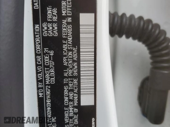 2017 Volvo S60 Inscription с VIN LYV402HK0HB149672, выставлен на аукционе Copart как лот 61354575 с пробегом 134 383 миль миль и Чистый • Clean title. История ставок и продаж доступна на DreamBid. Изображение 12.