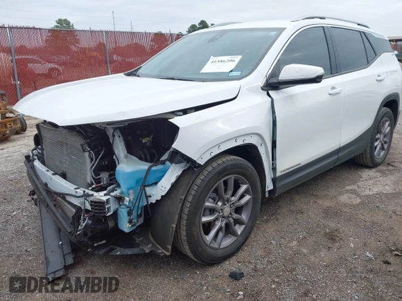 2023 GMC Terrain SLT with VIN 3GKALPEG4PL220060, listed as a IAAI auction lot 41586206 with 20,795 mi miles and . Bid and sale history available at DreamBid. Image 2.