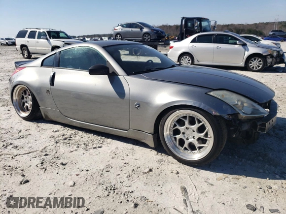 2006 Nissan 350Z Touring with VIN JN1AZ34E36M354004, listed as a Copart auction lot 46673545 with 196,768 mi miles and Salvage Title. Bid and sale history available at carsss.com. Image 4.