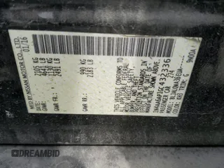 2016 Nissan Maxima SL z VIN 1N4AA6AP1GC432336, wystawiony jako Copart lot #60736805 z przebiegiem 172 201 mil mil oraz Szkoda całkowita • Salvage title. Historia ofert i sprzedaży dostępna na DreamBid. Obrazek 12.
