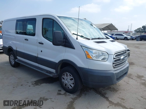 2015 Ford Transit Cargo with VIN 1FTNR1ZM6FKA34917, listed as a IAAI auction lot 42355969 with 89,500 mi miles and . Bid and sale history available at DreamBid. Image 1.