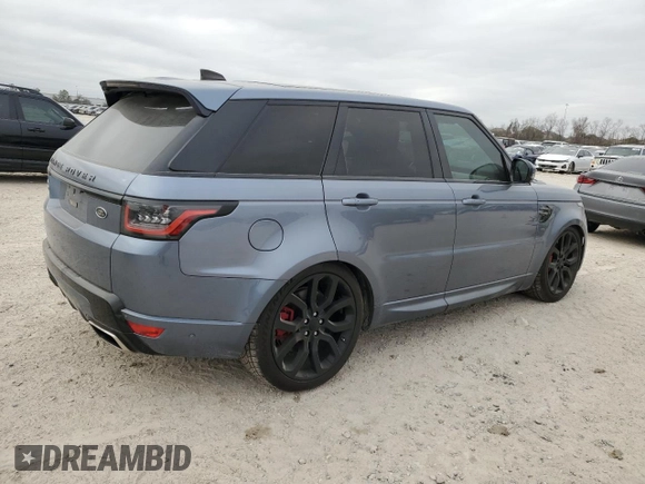 2018 Land Rover Range Rover Sport with VIN SALWR2RE8JA199779, listed as a Copart auction lot 44588925 with 102,666 mi miles and Clean Title. Bid and sale history available at carsss.com. Image 3.