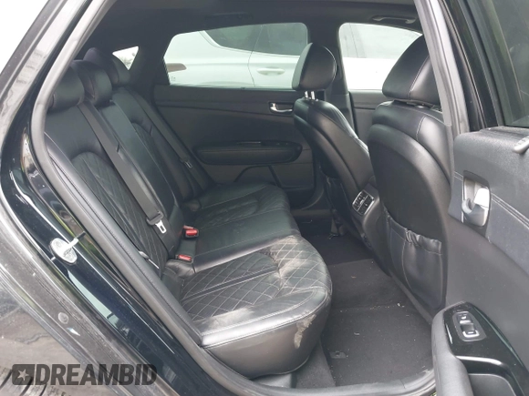 2016 Kia Optima SXL Turbo with VIN 5XXGV4L2XGG120045, listed as a IAAI auction lot 41511829 with 107,760 mi miles. Bid and sale history available at carsss.com. Image 8.