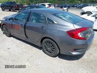 2019 Honda Civic Sedan LX with VIN 2HGFC2F64KH596741, listed as a IAAI auction lot 41944706 with 88,832 mi miles. Bid and sale history available at carsss.com. Image 3.