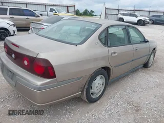 2002 Chevrolet Impala z VIN 2G1WF55E829112959, wystawiony jako IAAI lot #42874334 z przebiegiem 238 416 mil mil oraz . Historia ofert i sprzedaży dostępna na DreamBid. Obrazek 4.