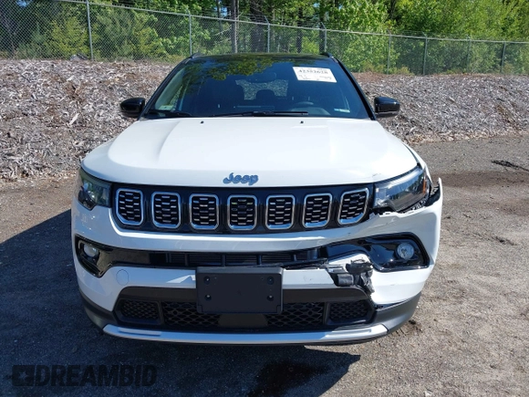 2024 Jeep Compass Limited с VIN 3C4NJDCN0RT164821, выставлен на аукционе IAAI как лот 42352628 с пробегом 8 203 миль миль и . История ставок и продаж доступна на DreamBid. Изображение 12.