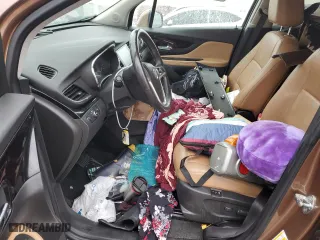 2017 Buick Encore Premium with VIN KL4CJDSB0HB121878, listed as a Copart auction lot 46696375 with 0 mi miles and Salvage Title. Bid and sale history available at carsss.com. Image 7.