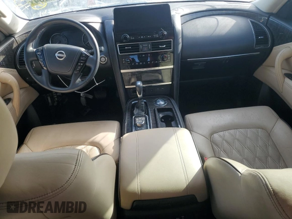 2021 Nissan Armada Platinum with VIN JN8AY2CC3M9147997, listed as a Copart auction lot 76510284 with 61,104 mi miles and Non Repairable. Bid and sale history available at carsss.com. Image 8.