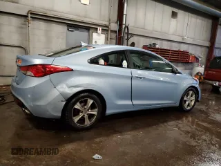 2013 Hyundai Elantra Coupe GS PZEV with VIN KMHDH6AE2DU003161, listed as a Copart auction lot 84347464 with 181,208 mi miles and Clean Title. Bid and sale history available at carsss.com. Image 3.