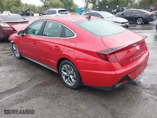 2021 Hyundai Sonata SEL with VIN 5NPEL4JA0MH082414, listed as a IAAI auction lot 41578143 with 6,533 mi miles. Bid and sale history available at carsss.com. Image 3.