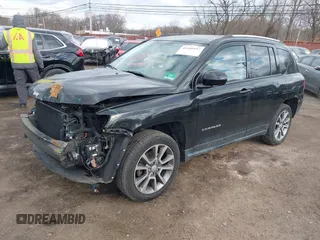 2016 Jeep Compass High Altitude Edition with VIN 1C4NJDEB8GD805378, listed as a IAAI auction lot 41440197 with 80,848 mi miles. Bid and sale history available at carsss.com. Image 2.