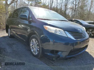 2011 Toyota Sienna XLE AAS with VIN 5TDYK3DC6BS055779, listed as a Copart auction lot 51589895 with Not Provided miles and Clean Title. Bid and sale history available at DreamBid. Image 4.