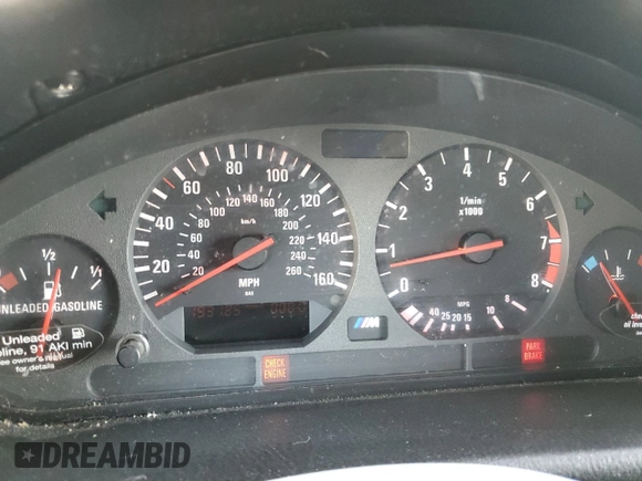 1997 BMW M3 z VIN WBSCD9326VEE06423, wystawiony jako Copart lot #54953975 z przebiegiem 193 185 mil mil oraz Szkody całkowita. Historia ofert i sprzedaży dostępna na DreamBid. Obrazek 9.