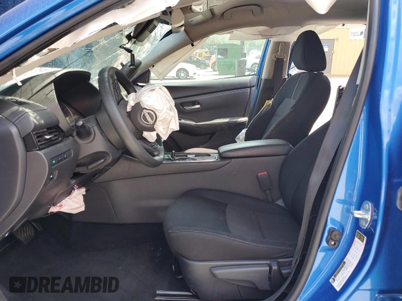 2024 Nissan Sentra SV with VIN 3N1AB8CVXRY222118, listed as a Copart auction lot 55432235 with 45,156 mi miles and Non Repairable. Bid and sale history available at DreamBid. Image 7.