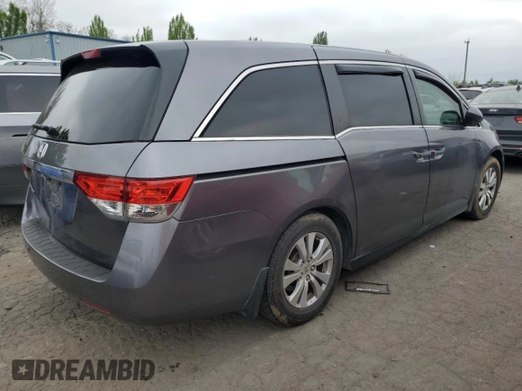 2015 Honda Odyssey EX-L with VIN 5FNRL5H61FB055040, listed as a Copart auction lot 54753415 with 90,322 mi miles and Clean Title. Bid and sale history available at DreamBid. Image 3.