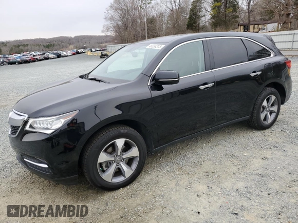2014 Acura MDX with VIN 5FRYD3H20EB020030, listed as a Copart auction lot 48333315 with 110,777 mi miles and Salvage Title. Bid and sale history available at carsss.com. Image 1.