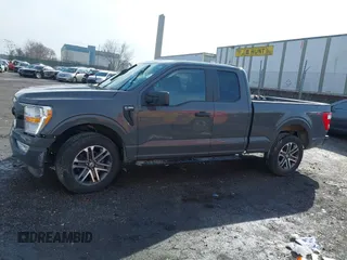 2021 Ford F-150 XL with VIN 1FTEX1EP7MKE31474, listed as a IAAI auction lot 41487560 with 38,030 mi miles and . Bid and sale history available at DreamBid. Image 14.
