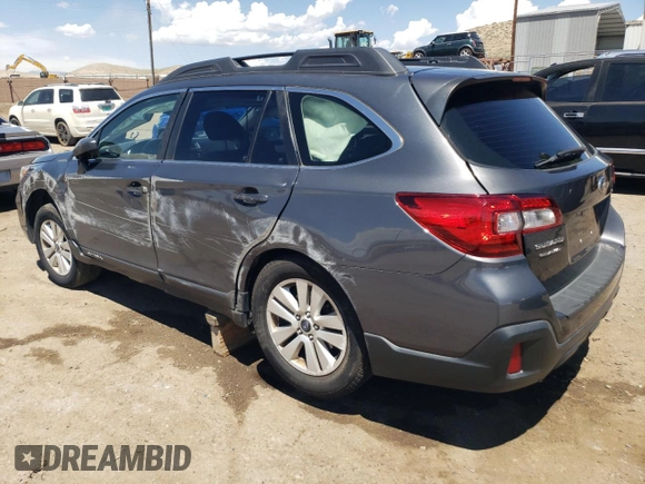 2018 Subaru Outback with VIN 4S4BSAAC5J3334795, listed as a Copart auction lot 60635945 with 53,700 mi miles and Salvage title. Bid and sale history available at DreamBid. Image 2.