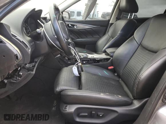 2019 Infiniti Q50 Luxe z VIN JN1EV7AP0KM542273, wystawiony jako Copart lot #50639035 z przebiegiem 44 001 mil mil oraz Szkoda całkowita • Salvage title. Historia ofert i sprzedaży dostępna na DreamBid. Obrazek 7.