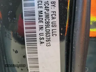 2020 Jeep Cherokee Latitude with VIN 1C4PJMCB9LD637613, listed as a Copart auction lot 69567574 with 81,009 mi miles and Salvage Title. Bid and sale history available at carsss.com. Image 14.