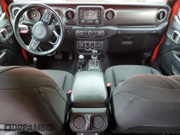 2019 Jeep Wrangler Unlimited Sport S with VIN 1C4HJXDN5KW653583, listed as a Copart auction lot 54567245 with 70,873 mi miles and Salvage title. Bid and sale history available at DreamBid. Image 8.