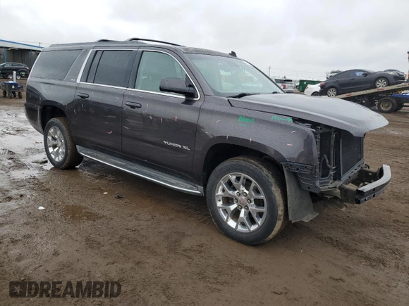 2015 GMC Yukon XL SLT with VIN 1GKS2HKC6FR122492, listed as a Copart auction lot 51757795 with 172,427 mi miles and Salvage Title. Bid and sale history available at carsss.com. Image 4.