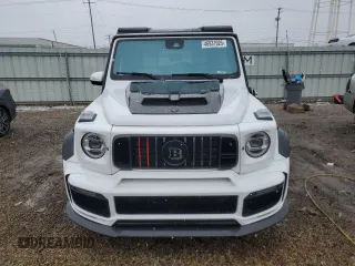 2022 Mercedes-Benz G AMG G 63 with VIN W1NYC7HJ9NX437938, listed as a Copart auction lot 46931025 with 27,101 mi miles and Salvage Title. Bid and sale history available at carsss.com. Image 5.