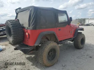 1997 Jeep Wrangler SE with VIN 1J4FY29PXVP415639, listed as a Copart auction lot 47556925 with 134,756 mi miles and Salvage Title. Bid and sale history available at carsss.com. Image 3.