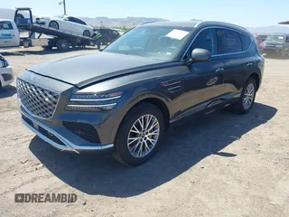 2025 Genesis GV80 Standard with VIN KMUHFESB6SU273191, listed as a IAAI auction lot 42121747 with 1,815 mi miles and . Bid and sale history available at DreamBid. Image 2.