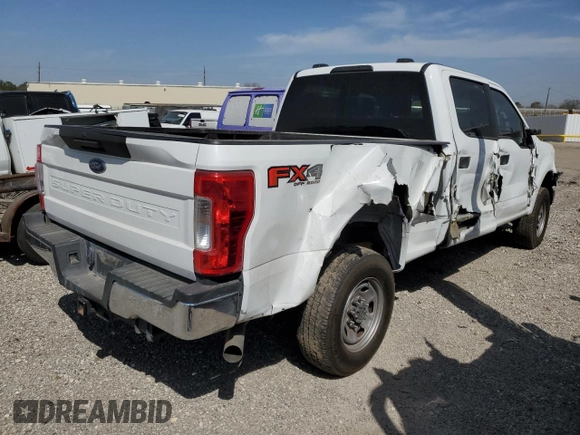 2022 Ford F-250 XL z VIN 1FT7W2B6XNEG40026, wystawiony jako Copart lot #48068985 z przebiegiem 106 797 mil mil oraz Szkoda całkowita • Salvage title. Historia ofert i sprzedaży dostępna na DreamBid. Obrazek 3.