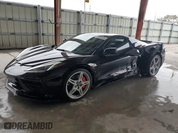 2021 Chevrolet Corvette 2LT with VIN 1G1YB3D44M5105931, listed as a Copart auction lot 42047874 with 18,025 mi miles. Bid and sale history available at carsss.com. Image 1.