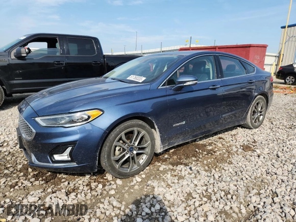 2019 Ford Fusion Titanium with VIN 3FA6P0RUXKR241536, listed as a Copart auction lot 61768335 with 208,133 mi miles and Salvage title. Bid and sale history available at DreamBid. Image 1.