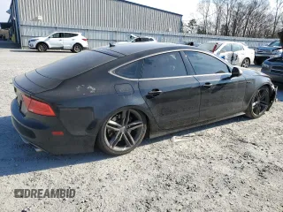 2014 Audi S7 Prestige with VIN WAUW2AFC1EN063045, listed as a Copart auction lot 43570525 with 158,875 mi miles and Salvage Title. Bid and sale history available at carsss.com. Image 3.