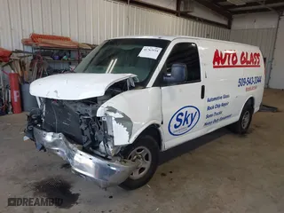 2007 Chevrolet Express Cargo Van with VIN 1GCFG15X571105039, listed as a IAAI auction lot 41763534 with 134,696 mi miles. Bid and sale history available at carsss.com. Image 23.