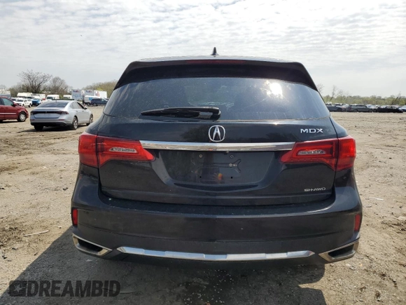 2017 Acura MDX Technology z VIN 5FRYD4H55HB005205, wystawiony jako Copart lot #52729095 z przebiegiem 122 333 mil mil oraz Szkody całkowita. Historia ofert i sprzedaży dostępna na DreamBid. Obrazek 6.