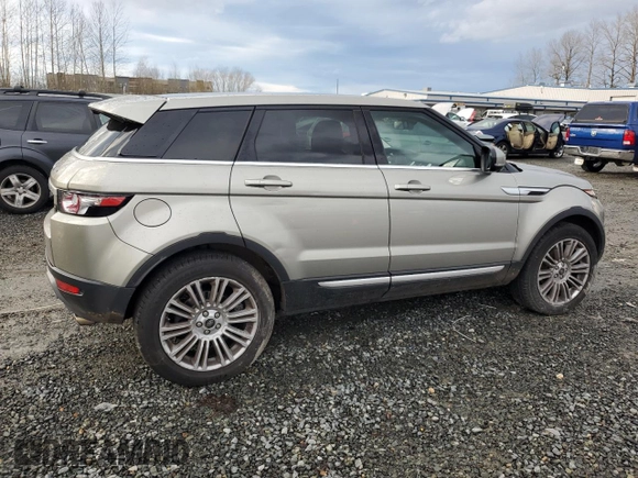 2013 Land Rover Range Rover Evoque Prestige Premium with VIN SALVV2BG4DH716641, listed as a Copart auction lot 85752104 with 69,390 mi miles and Salvage Title. Bid and sale history available at carsss.com. Image 3.