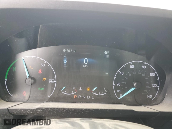 2023 Ford Maverick XL with VIN 3FTTW8E34PRA51234, listed as a Copart auction lot 53984515 with 6,466 mi miles and Clean Title. Bid and sale history available at DreamBid. Image 9.
