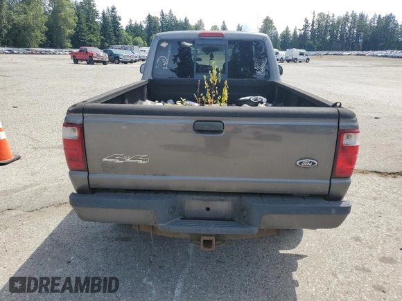 2005 Ford Ranger XL with VIN 1FTYR11U95PA74645, listed as a Copart auction lot 61814985 with 204,878 mi miles and Clean title. Bid and sale history available at DreamBid. Image 6.