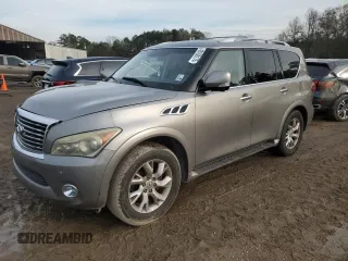 2013 Infiniti QX56 with VIN JN8AZ2NF1D9550722, listed as a Copart auction lot 42160175 with 243,578 mi miles and Salvage title. Bid and sale history available at DreamBid. Image 1.