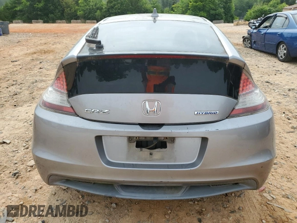 2011 Honda CR-Z with VIN JHMZF1D44BS004177, listed as a Copart auction lot 60415135 with 145,768 mi miles and Salvage title. Bid and sale history available at DreamBid. Image 6.