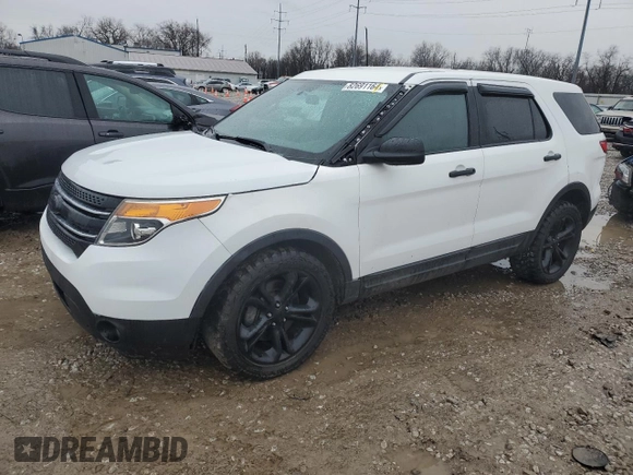 2015 Ford Utility Police Interceptor with VIN 1FM5K8AR1FGA57315, listed as a Copart auction lot 82691164 with 59,993 mi miles and Clean Title. Bid and sale history available at carsss.com. Image 1.
